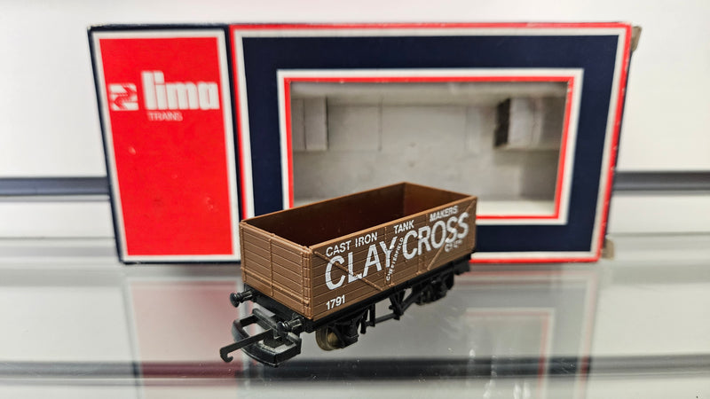 Lima 5612 7 Plank Wagon Claycross, Boxed