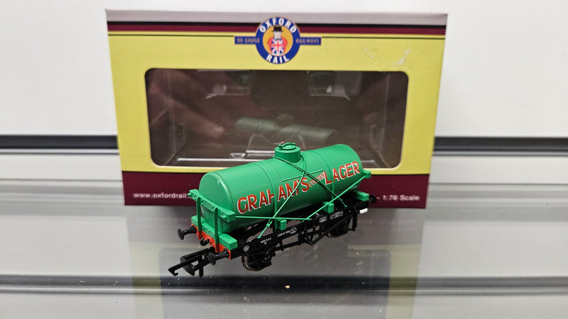 Oxford Rail OR76TK2006 Grahams Golden Lager No113 12 Tank Wagon, Boxed