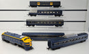 Tri-ang RS34 Transcontinental TR Blue Diesel & 5 Coach Bundle, Unboxed, Good Runner