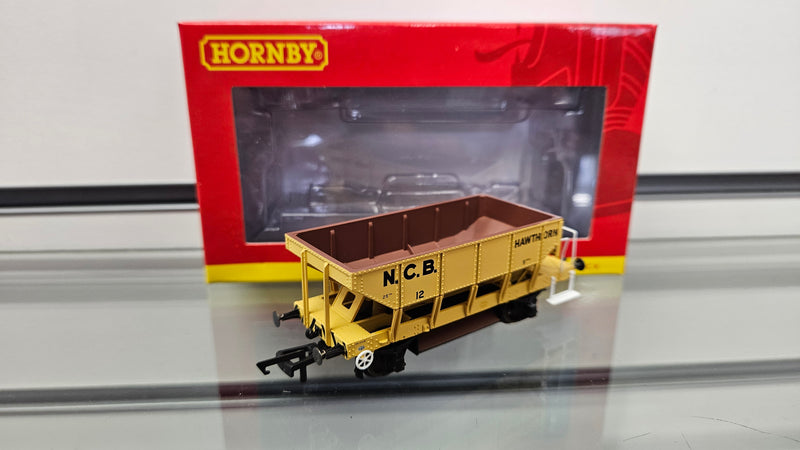 Hornby R6852 NCB Trout Hopper Wagon 12 Hawthorn, Boxed