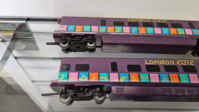 Hornby (B) Class 395 001 London 2012 PARTS, 2 x Coaches, 2 x Dummy Cars & 1 x Power Car, Motor Works Shorts Missing Ends & Wheels, PARTS ONLY, Unboxed