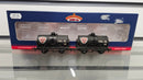 Bachmann 37-671 2 x 14T Tank Wagons Fina Weathered, Boxed