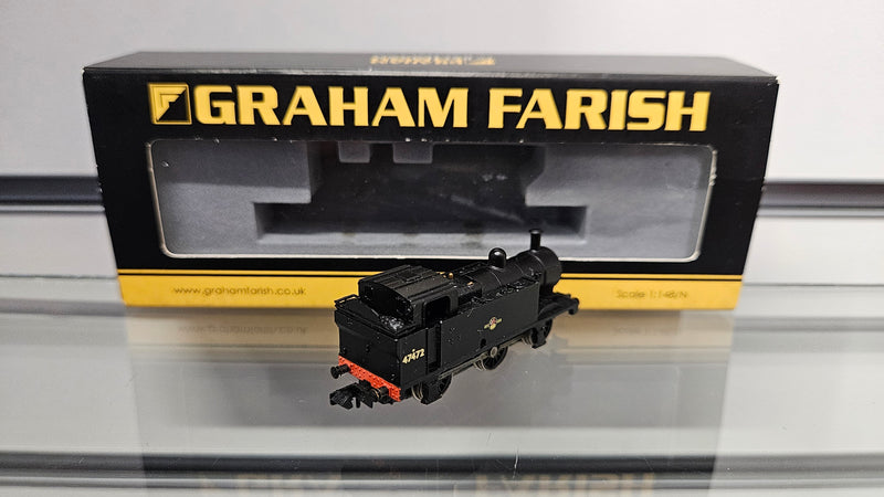 Graham Farish 372-207 Class 3F Jinty 47472 BR Black Late Crest, Boxed, Poor Runner