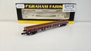 Graham Farish N 377-652 MOA Megabox Low Sided Bogie Box Wagon With Buffers EWS, Boxed