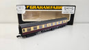 Graham Farish 4 x MK1 Crimson & Cream Coach Bundle, Boxed, Roof Issue