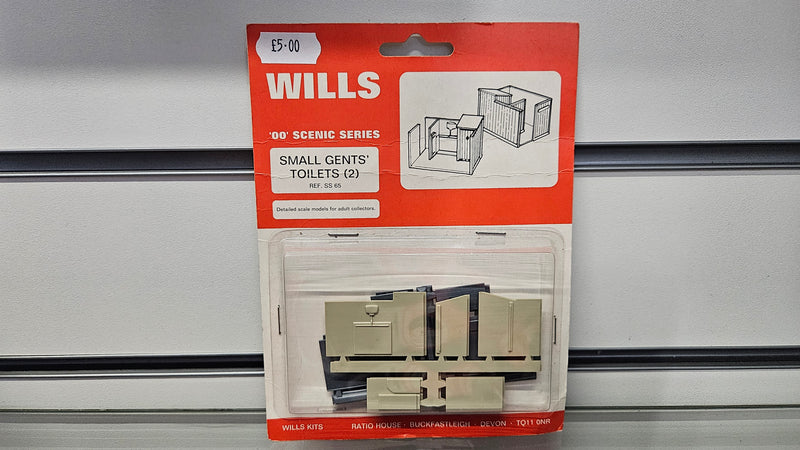 Wills OO SS65 Small Gents Toilets, Boxed, Complete