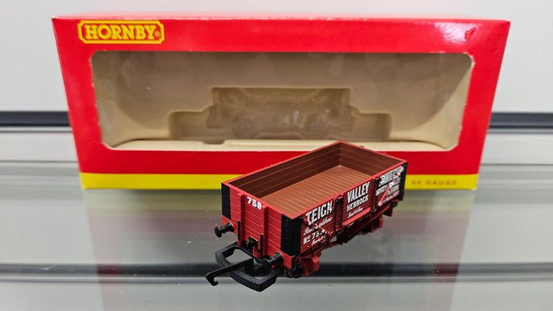 Hornby R6168C 4 Plank Wagon Teign Valley Granite No.738, Boxed