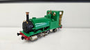 Branchlines O-16.5 Narrow Gauge 0-4-0 Green Tank Locomotive, Unboxed, Motor Works No Movement
