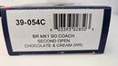 Bachmann 39-054C BR MK1 SO Coach Second Open Chocolate & Cream (WR), Boxed
