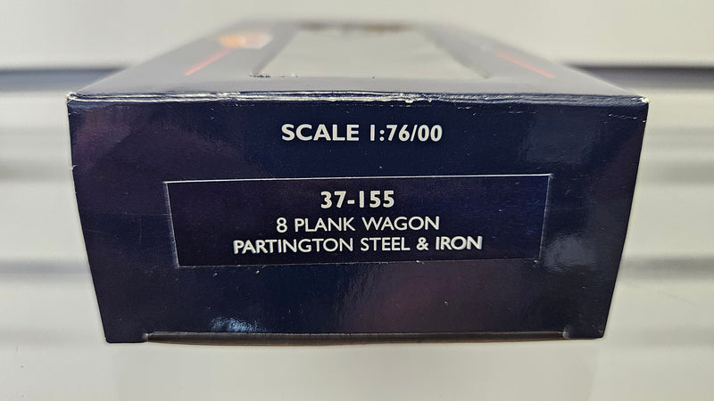 Bachmann 37-155 8 Plank Wagon Partington Steel & Iron, Boxed