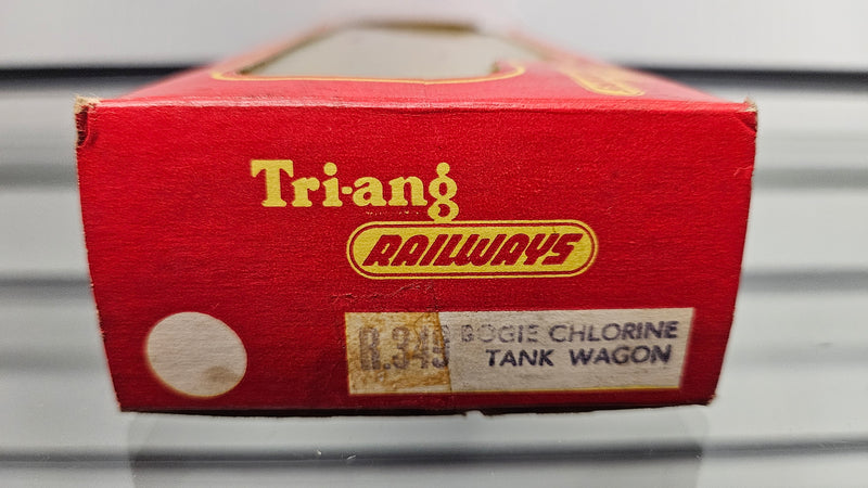 Tri-ang R343 Bogie Chlorine Tank Wagon, Boxed