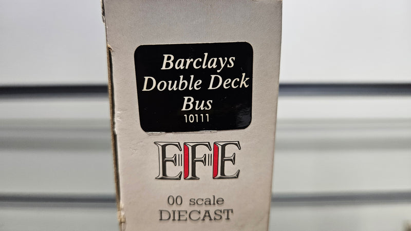 EFE 10111 Barclays Double Decker Bus, Boxed