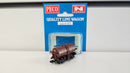 Peco N NR-P171 Tank Wagon Shell Electrical Oils Maroon, Boxed