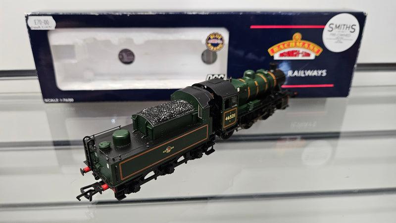 Bachmann 32-825 Ivatt Class 2MT 46521 BR Lined Green, Boxed, Good Runner