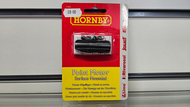 Hornby R8243 Surface Mounted Point Motor, Boxed