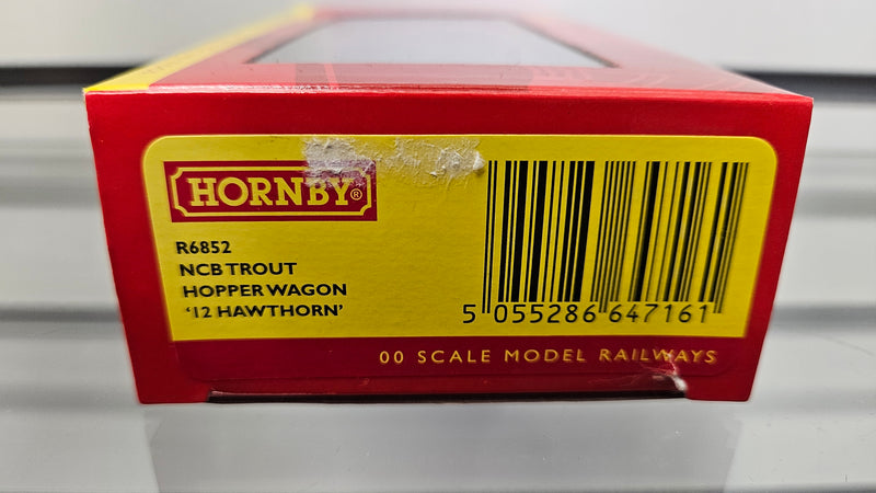 Hornby R6852 NCB Trout Hopper Wagon 12 Hawthorn, Boxed