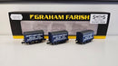 Graham Farish N 377-440 Set of 3 12T Southern Ventilated Vans Express Dairy Company, Boxed