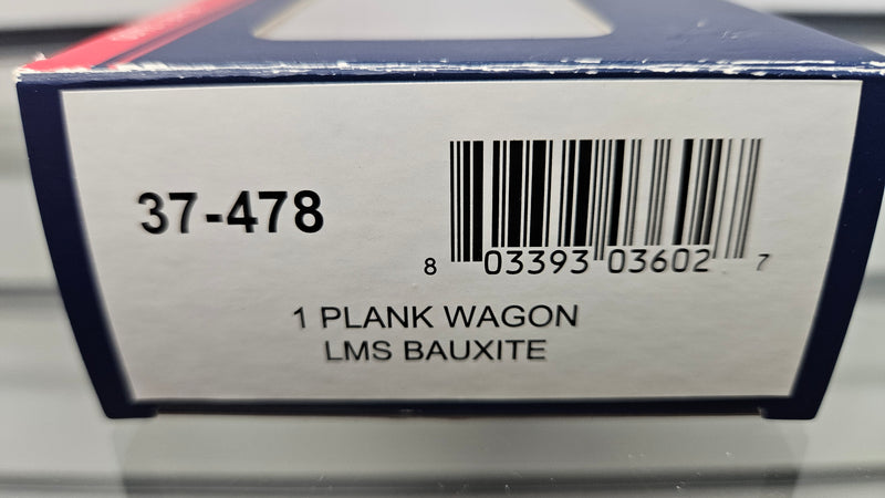Bachmann 37-478 1 Plank Wagon LMS Bauxite, Boxed