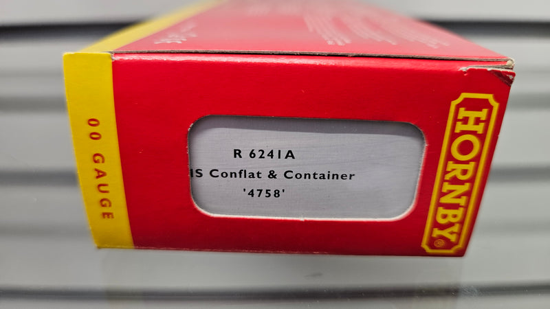 Hornby R6241A LMS Conflat & Container 4758, Boxed