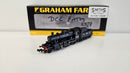 Graham Farish N 372-627 Ivatt Class 2MT 2-6-0 6404 LMS Black, Boxed, DCC Fitted, Good Runner (Works on Analogue)