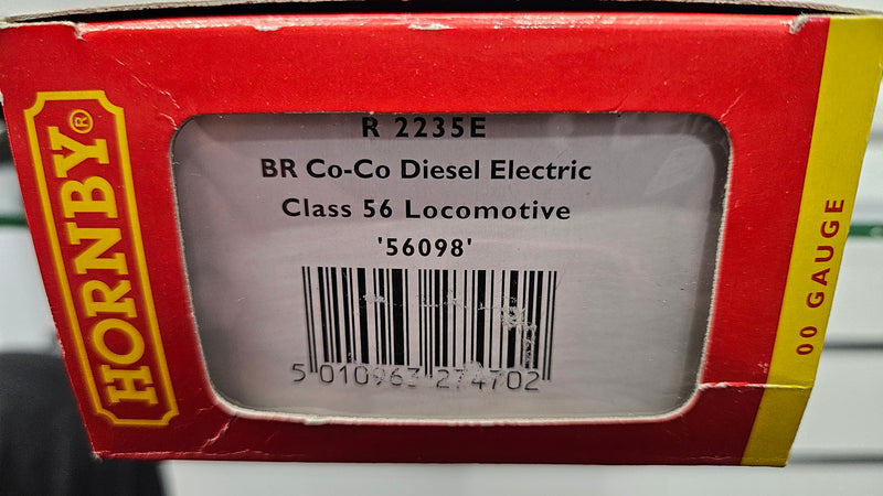 Hornby R2235E Class 56 098 BR Blue Diesel, Boxed, Good Runner