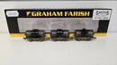 Graham Farish N 373-666 Set of 14T Tank Wagons Esso Weathered, Boxed
