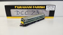 Graham Farish N Class 31 Diesel D5596 BR Green Small Yellow Panel, Boxed, DCC Fitted, Good Runner (Works on Analogue)