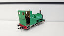 Branchlines O-16.5 Narrow Gauge 0-4-0 Green Tank Locomotive, Unboxed, Motor Works No Movement