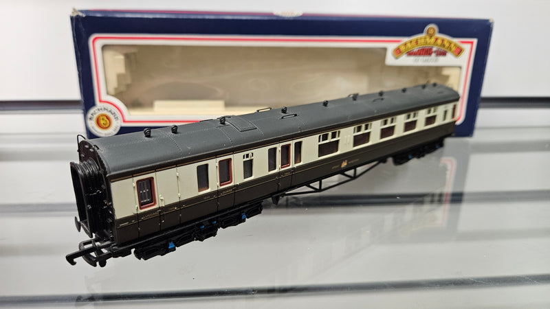 Bachmann 34-075 Collect 60 3rd Brake Chocolate & Cream GWR, Boxed