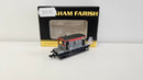 Graham Farish N 377-535 20T Brake Van BR Flush Ends Railfreight, Boxed