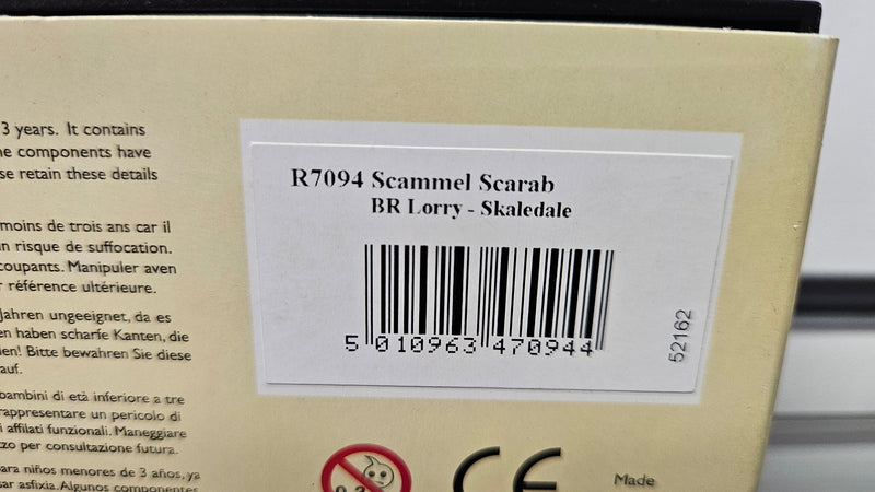 Hornby R7094 Scammel Scarab BR Lorry, Boxed