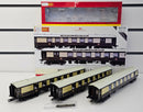 Hornby R2987 & R4512 Brighton Belle 1934 Train Pack & Car Trailer 3rd No.86 Third Class, Boxed, Good Runner, Working Table Lamps