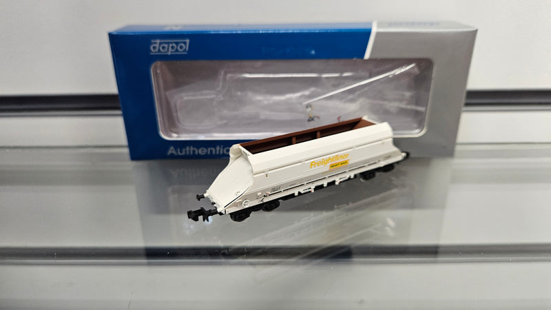 Dapol N 2F-026-004 HIA Freightliner Heavy Haul Limestone Hopper White 369044, Boxed