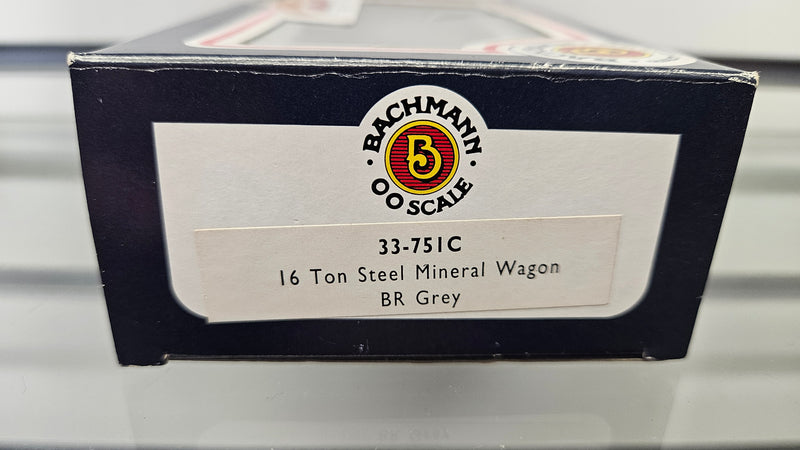 Bachmann 33-751C 16T Steel Mineral Wagon BR Grey, Boxed