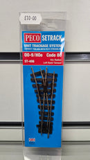 Peco OO9 ST-406 Left Hand Setrack Point, Boxed