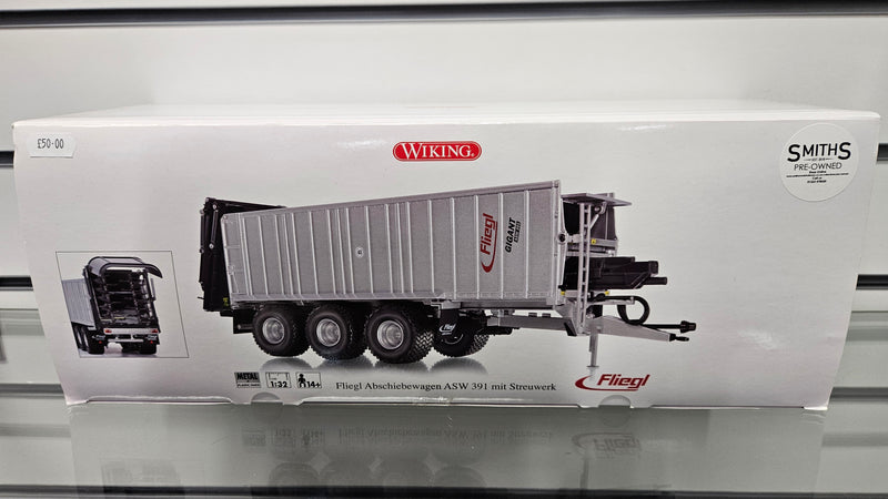 Wiking 1:32 0773 Fliegl Abschiebewagen ASW 391, Boxed