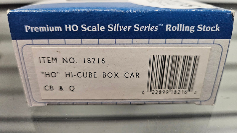 Bachmann HO 18216 Hi-Cube Box Car CB&Q, Boxed
