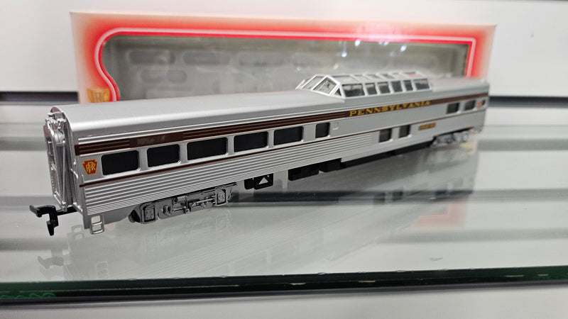 IHC 47747 PRR Vista Dome Corrugated Side PS Pennsylvania, Boxed, Damaged Coupling