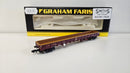 Graham Farish N 377-652 MOA Megabox Low Sided Bogie Box Wagon With Buffers EWS, Boxed