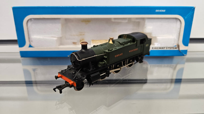 Airfix 54150 Prairie Tank Locomotive 2-6-2 GWR Green Livery 6110, Boxed Good Runner