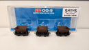 Peco 009 GR-330 Hudson Rugga V Skips Brown x 3, Boxed