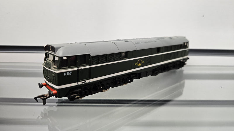 Airfix Class 31 D5531 BR Green Diesel, Unboxed, Good Runner Noisy