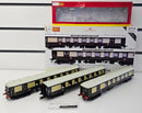 Hornby R2987 & R4512 Brighton Belle 1934 Train Pack & Car Trailer 3rd No.86 Third Class, Boxed, Good Runner, Working Table Lamps