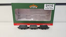 Bachmann 009 393-075 3 x 4 Wheel Slate Wagons Grey With Loads Weathered, Boxed