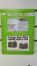 Metcalfe PN117 N Stone Corner Shop & Pub, Boxed, Complete