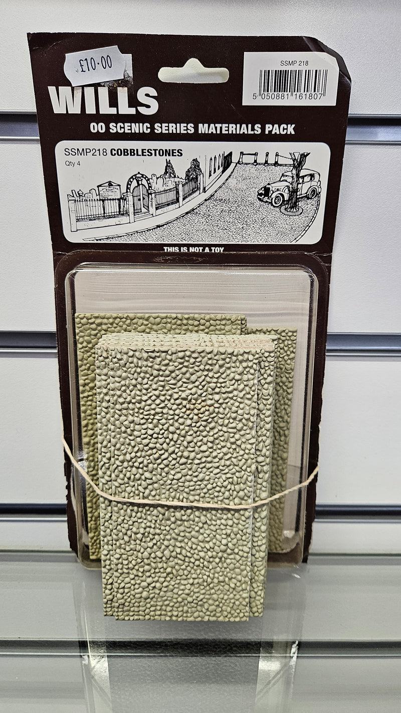 Wills OO SSMP218 Cobblestones & Extras (11 x Full Sheets)