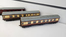 Hornby Dublo 3 x MK1 Coaches, Metal Wheels, Spares