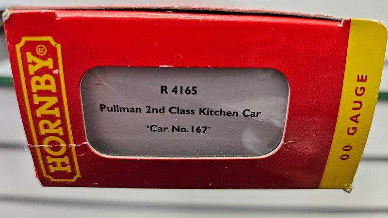 Hornby R4165 Pullman 2nd Class Kitchen Car No.167, Boxed, Working Lights