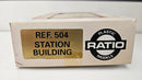 Ratio OO 504 Station Building, Boxed, Complete