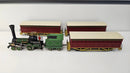 Bachmann HO Peagasus Steam Locomotive With 3 Coaches, Unboxed, Good Runner